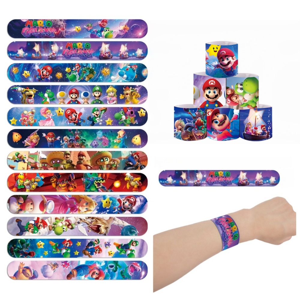Super Mario PVC Slap Bracelets - Kids Education Gift 리뷰 및 가격