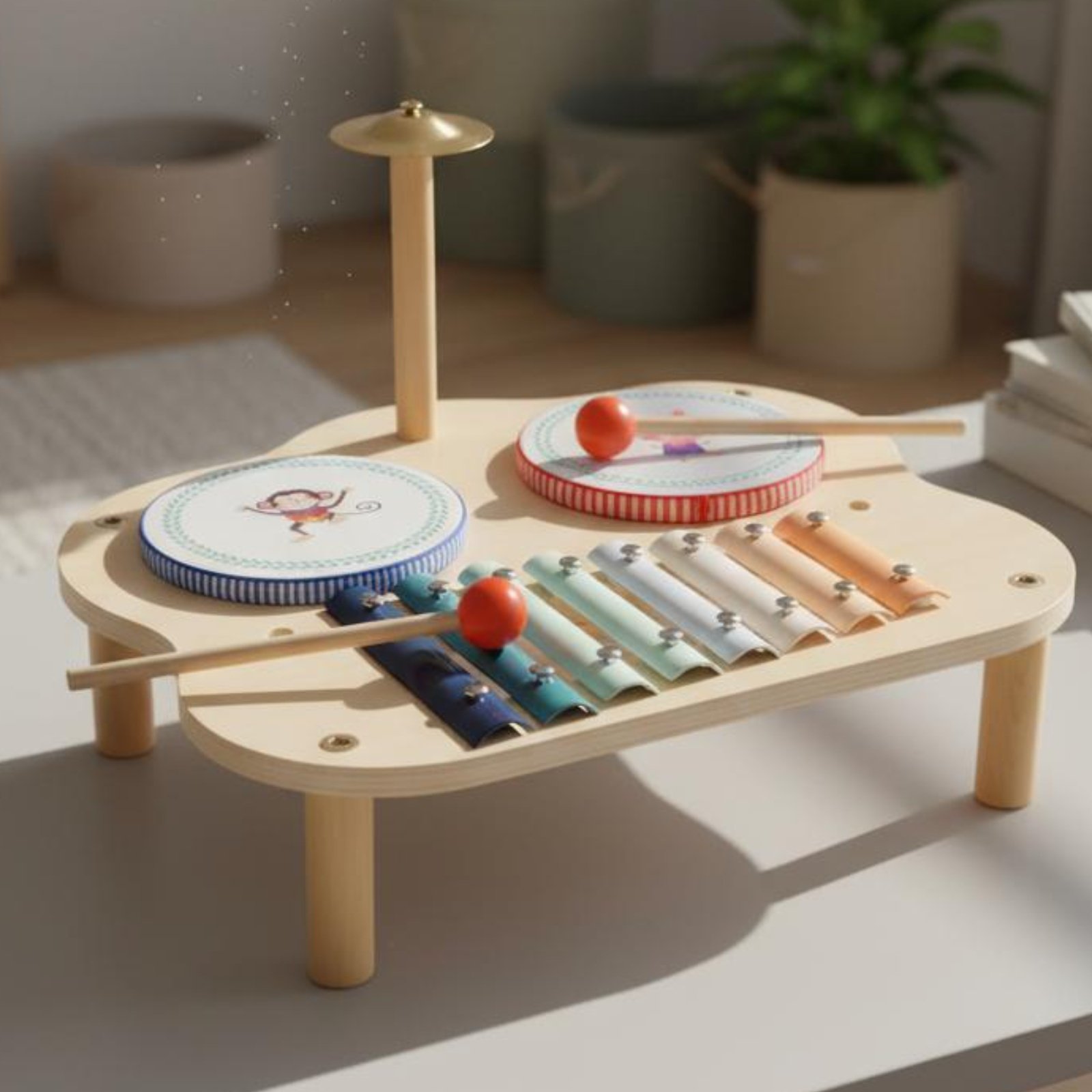 Wooden Music Station Child-Cen - Kids Education Table 리뷰 및 가격