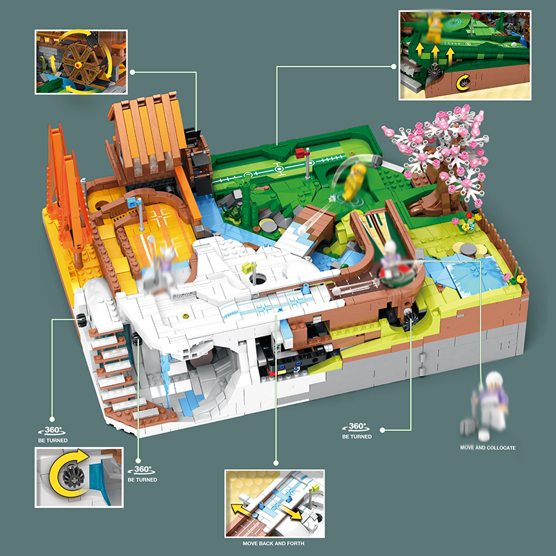3022PCS MOC Golf Resort Course - Kids Education Courses 리뷰 및 가격